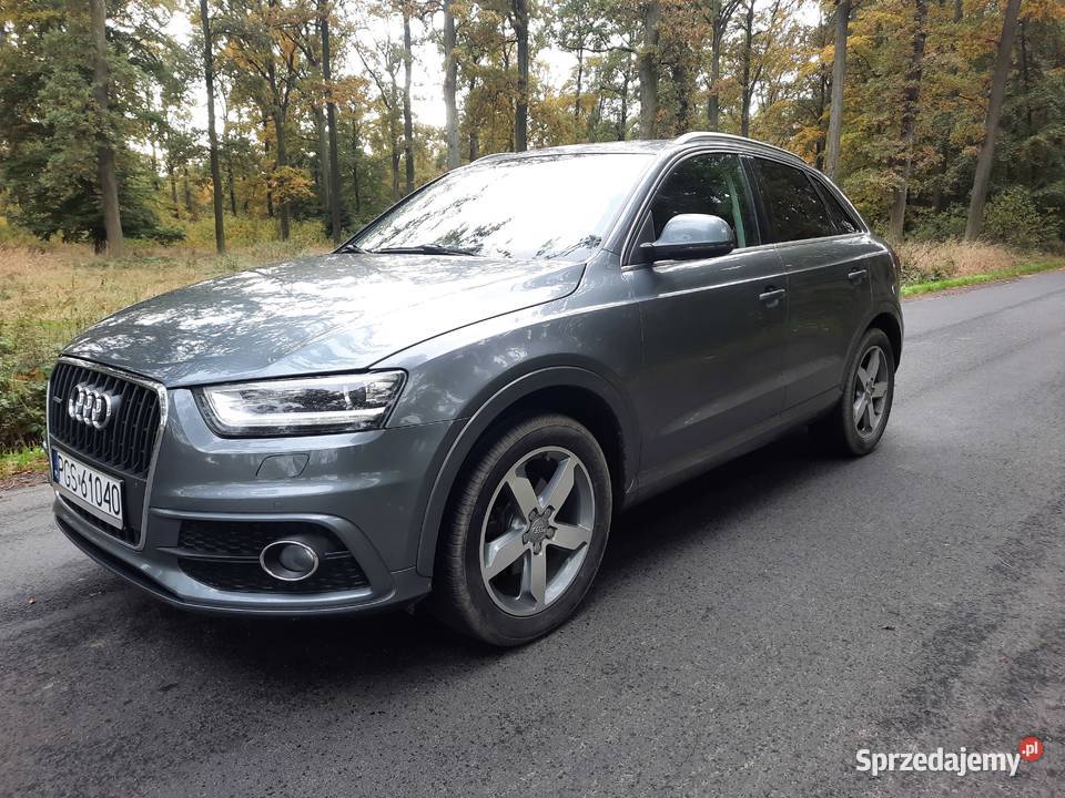 Audi Q3 quattro 20 tfsi Bogata navi led skóry 200KM Gostyń
