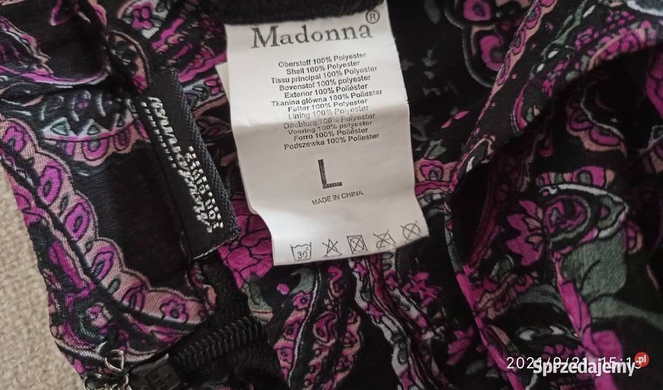 Sukienka czarno fioletowa rozmiar LXL Radzyń Podlaski