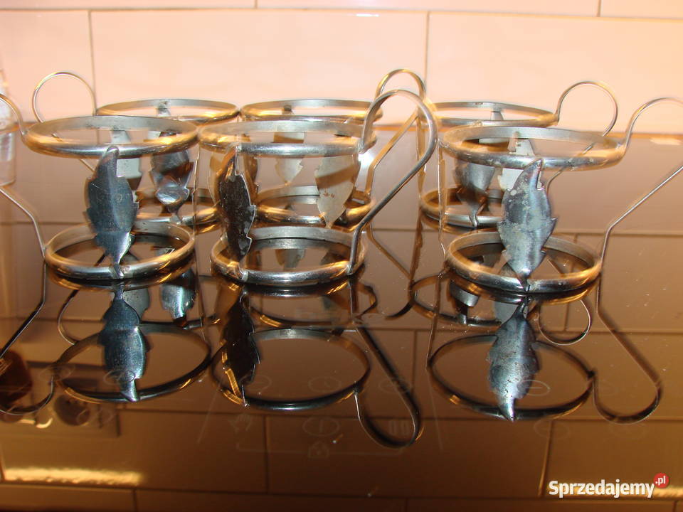 koszyki na szklanki PRL Pruszcz Gdański