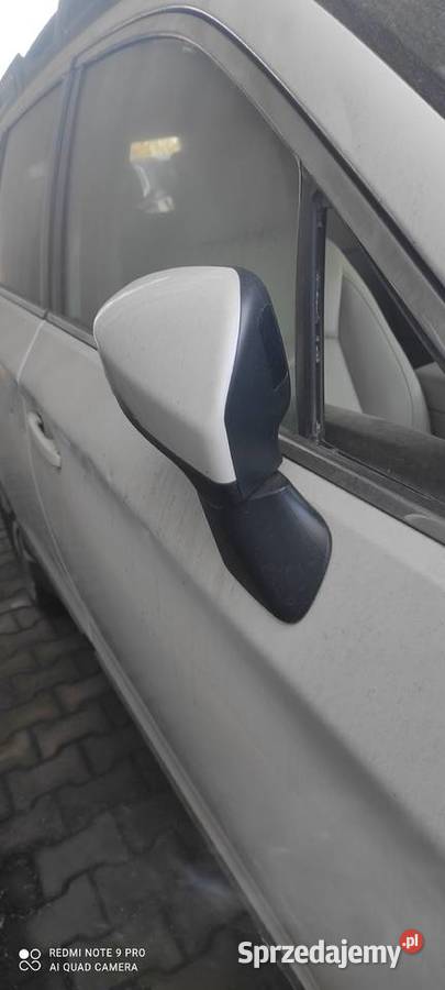 Lusterko pasażera przód lewe białe KOMPLETNE Częstochowa