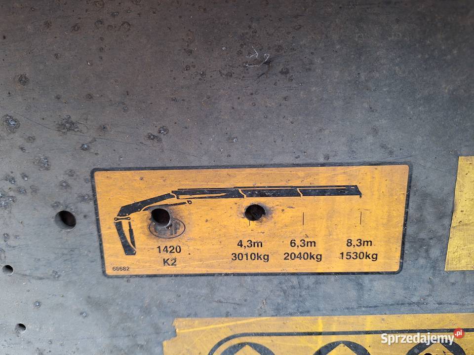 HMF 1420K2 Hiab Palfinger Effer Fassi 2016kg Białystok