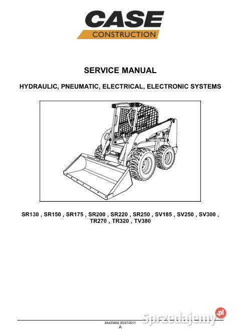 CASE SV185 SV250 SV300 TR270 TR320 TV380 Kielce