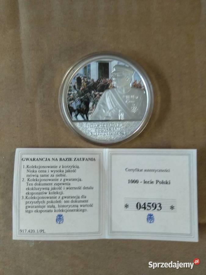 52 Medal okolicznościowy z serii 1000 lecie Kolekcje Chrząstawa Mała