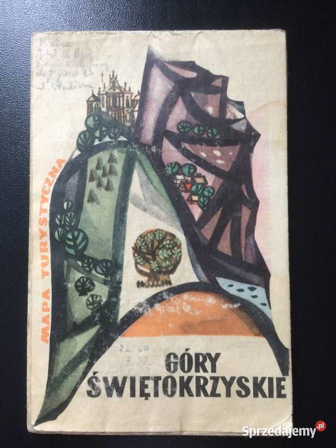 191 Mapa Góry Świętokrzyskie zachodniopomorskie