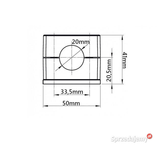 Obejma pojedyncza 20 mm Mocowanie PRZEWODÓW kujawsko-pomorskie Solec Kujawski sprzedam