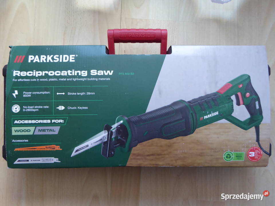 Nieużywana sieciowa lisica PARKSIDE PFS 850 B2