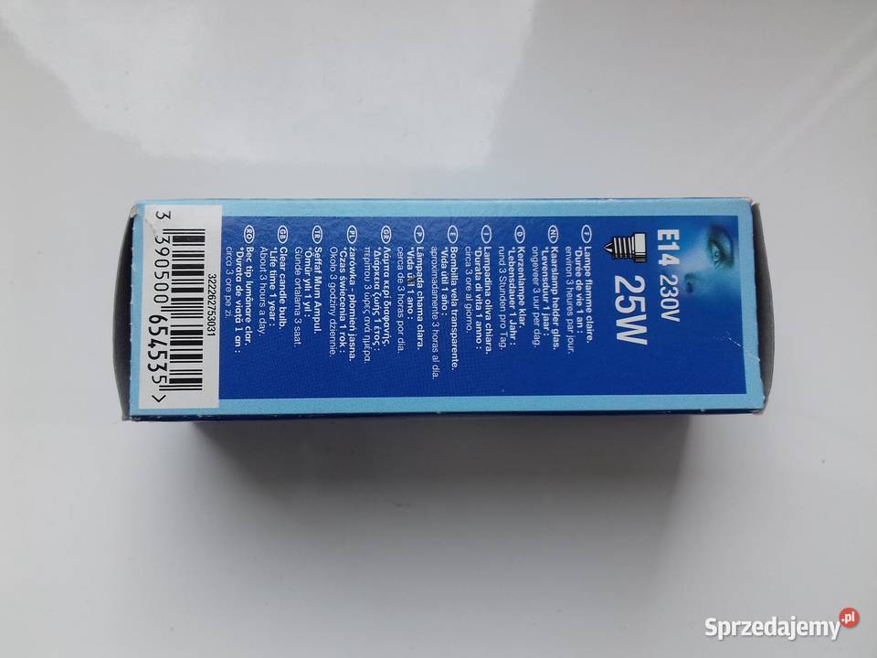 Żarówka wolframowa E14 25W Carrefour w pudełku Bydgoszcz sprzedam