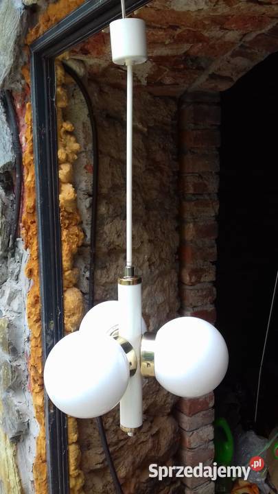 Retro lampa wiszaca z 1970 roku firmy Kamenick Lubań