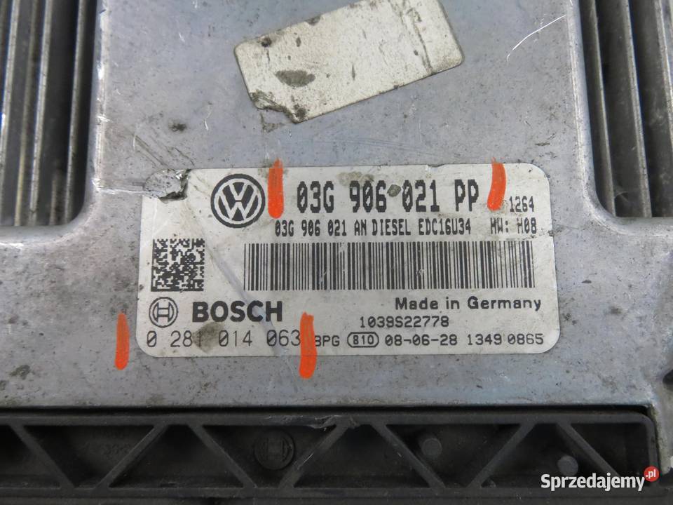 STEROWNIK VW GOLF V 20 TDI 16V 03G906021PP