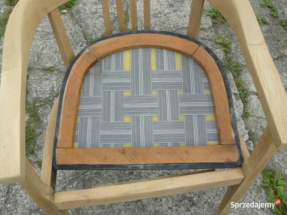 Stary fotelkrzesło Thonet sygnowany małopolskie