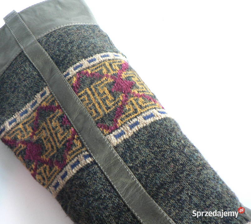 HUELLA oryginalne kozakiskóra wełna37 Łódź