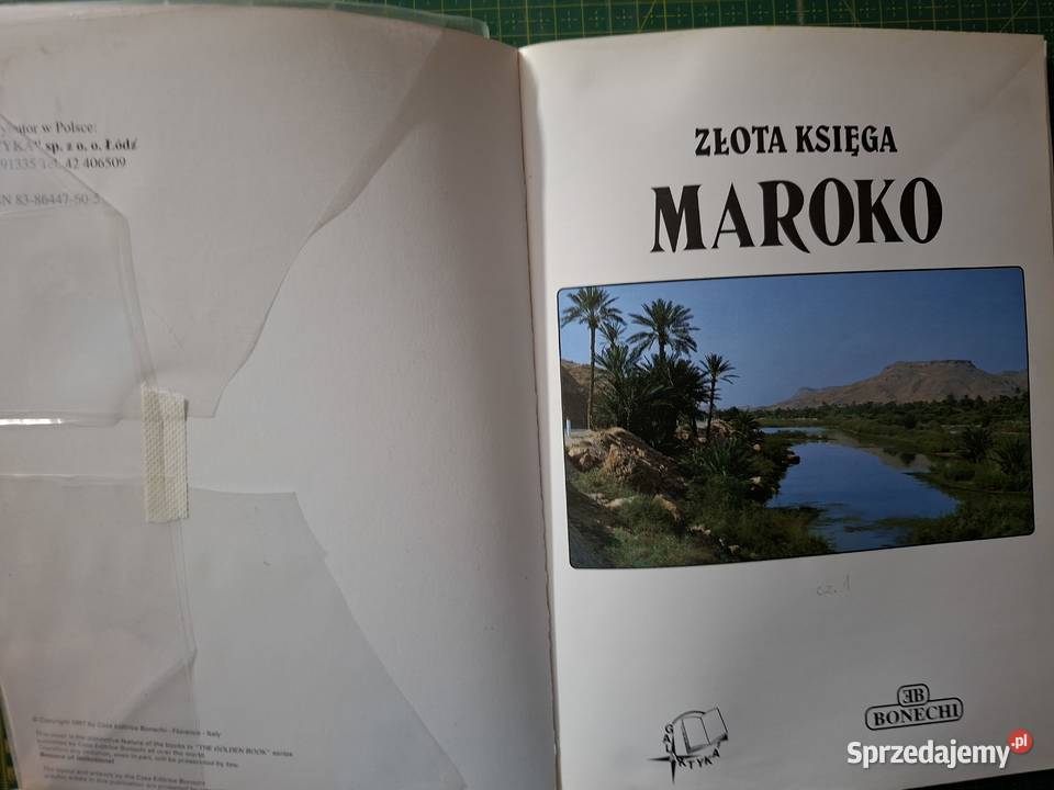 Złota Księga Maroko Bonechi małopolskie Kraków