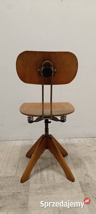krzesło architekta biurowe lata 50te vintage Fotele i krzesła obrotowe Radomsko