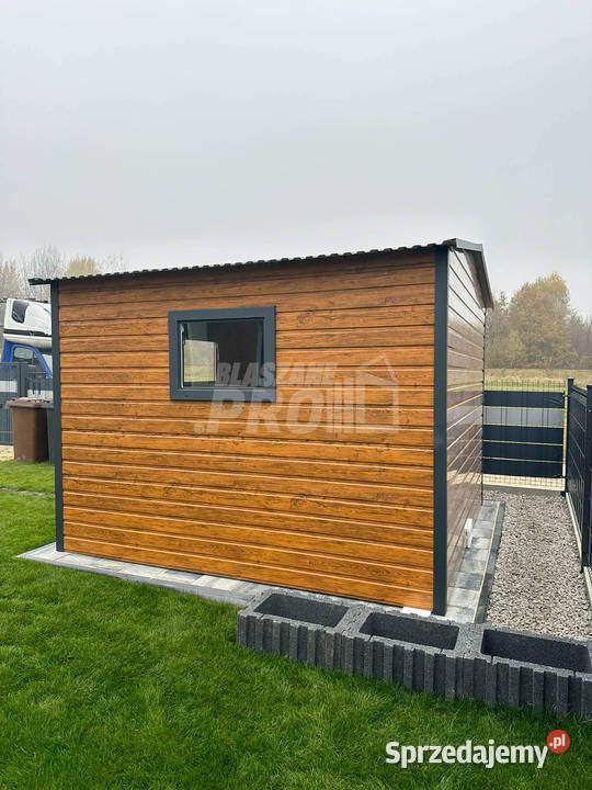 Schowek domek ogrodowy 3x3m Okno Drewnopodobny pomorskie
