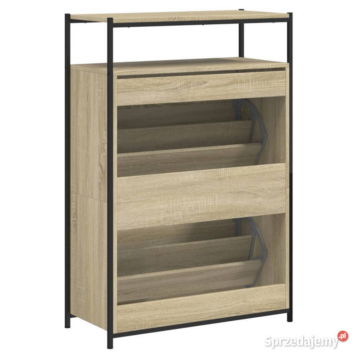 Szafka na buty dąb sonoma 75x34x112 WM840035 Warszawa