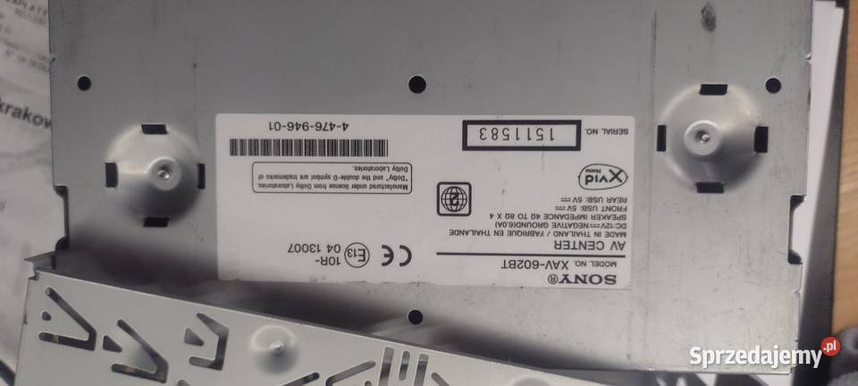 radio samochodowe 2 din sony xav602bt