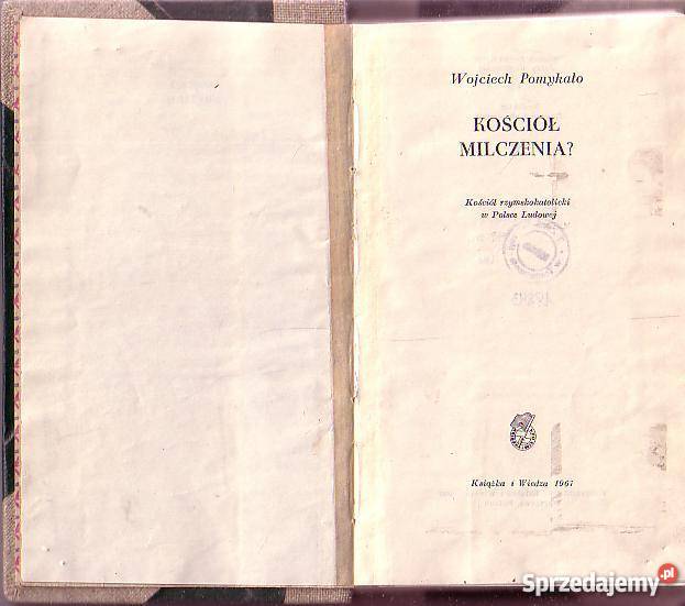 9097 KOŚCIÓŁ MILCZENIA WOJCIECH POMYKAŁO Czyrna