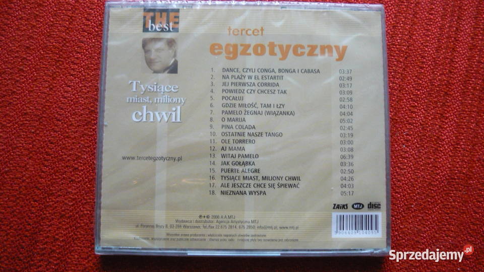 Płyta CD Tercet Egzotyczny śląskie Myszków