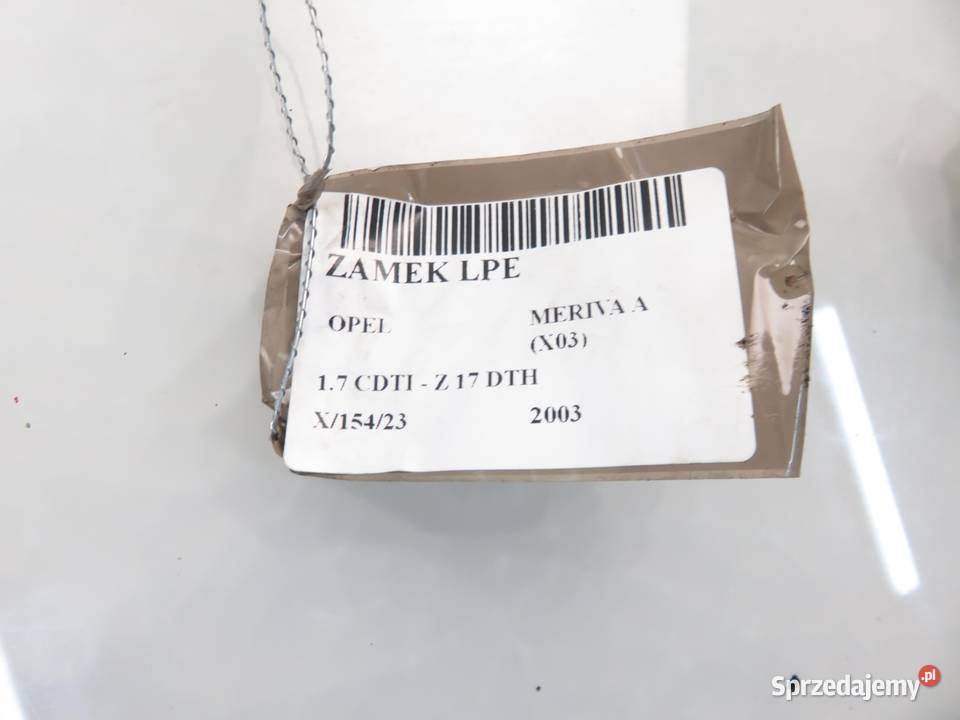 ZAMEK LEWY PRZEDNI OPEL MERIVA A 13154791GE osobowe