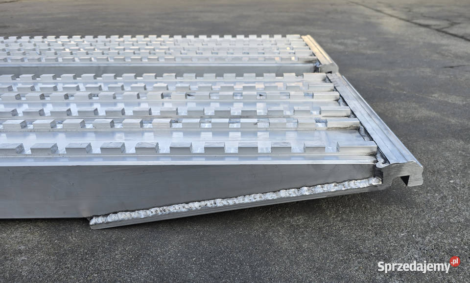 Najazdy aluminiowe 10 ton 2400x450x90mm ciężarowe Motoryzacja Lubanie