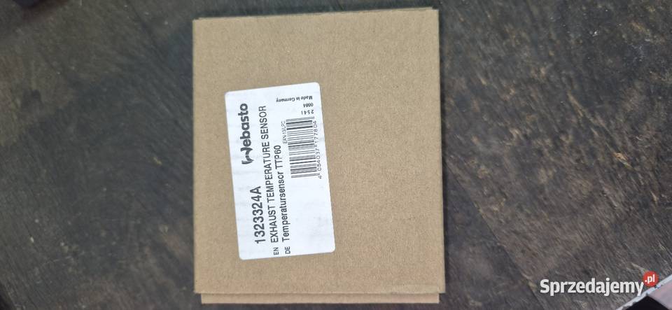 Nowy Czujnik temperatury spalin Webasto thermo Komorze Przybysławskie