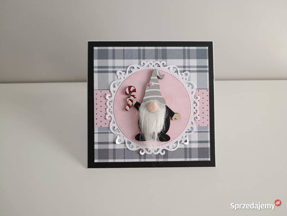 Kartka ręcznie robiona bożonarodzeniowa handmade łódzkie Łódź