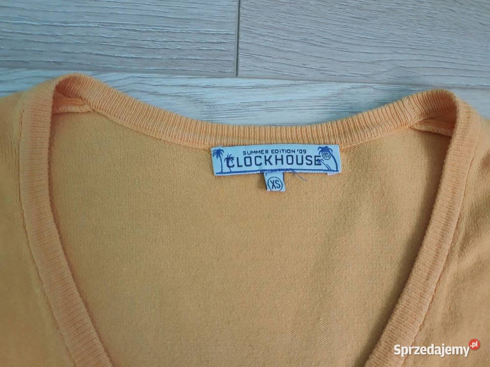 Żółty rozpinany sweterek C&A Kraków