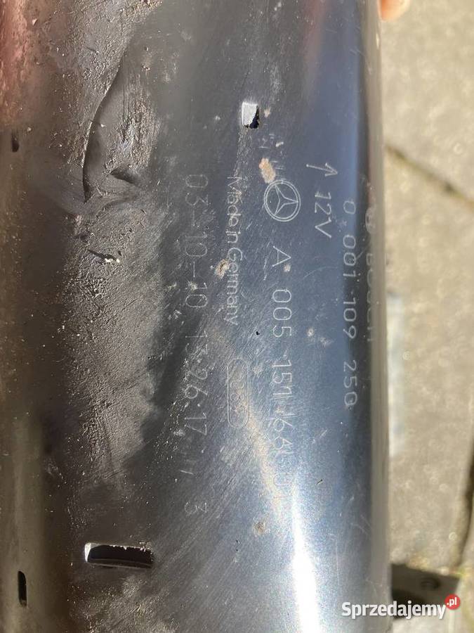 Uszkodzony rozrusznik Mercedes CLK W209 2003 Samochody na części śląskie Częstochowa