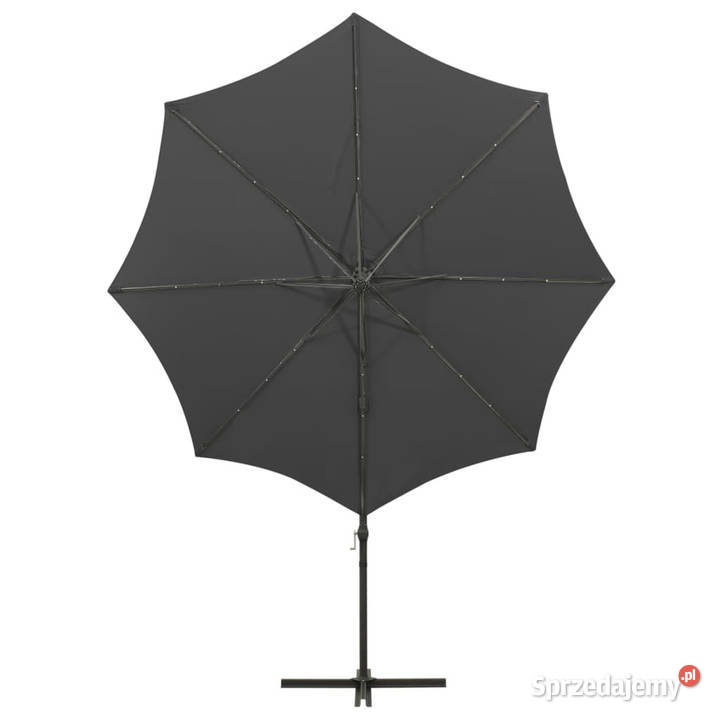 Parasol wiszący z lampkami LED i słupkiem mazowieckie Warszawa
