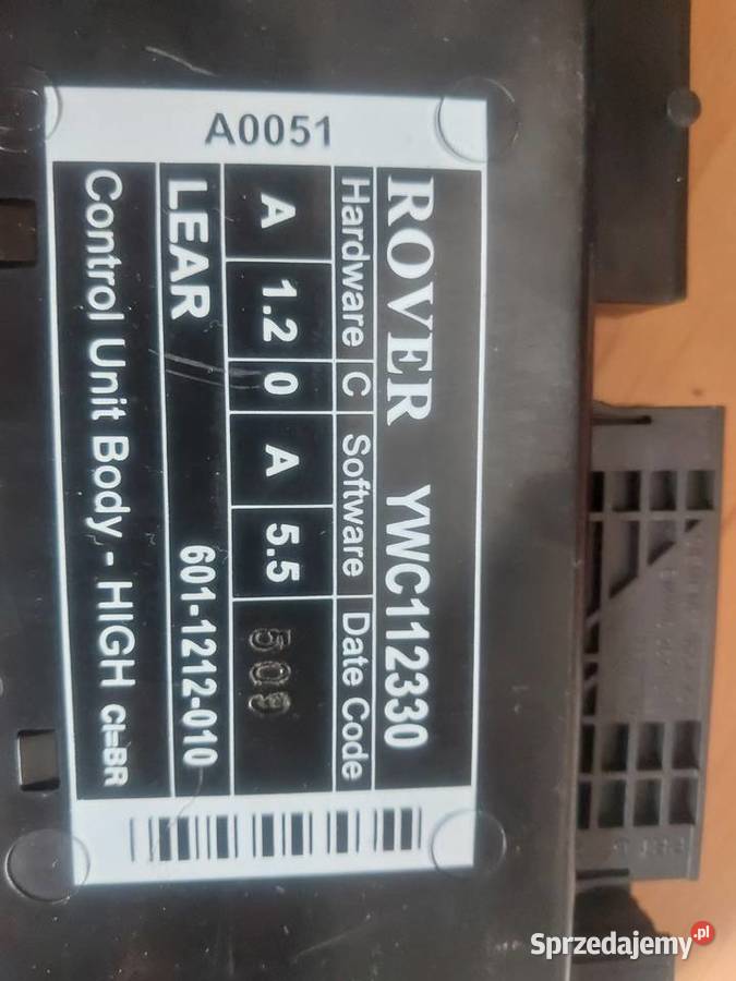 Moduł komfortu YWC112330 Rover 75 Szczecin