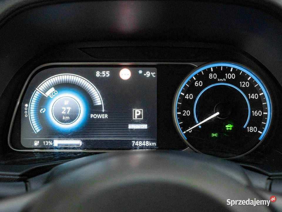 Nissan Leaf CT016AL40kWh Acenta Podgrzf Kcofania czujnik zmierzchu Gdańsk