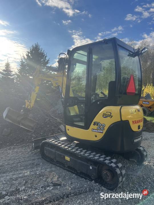 Minikoparka koparka Yanmar Sv22 2019 r 3 Lyzki Mielec