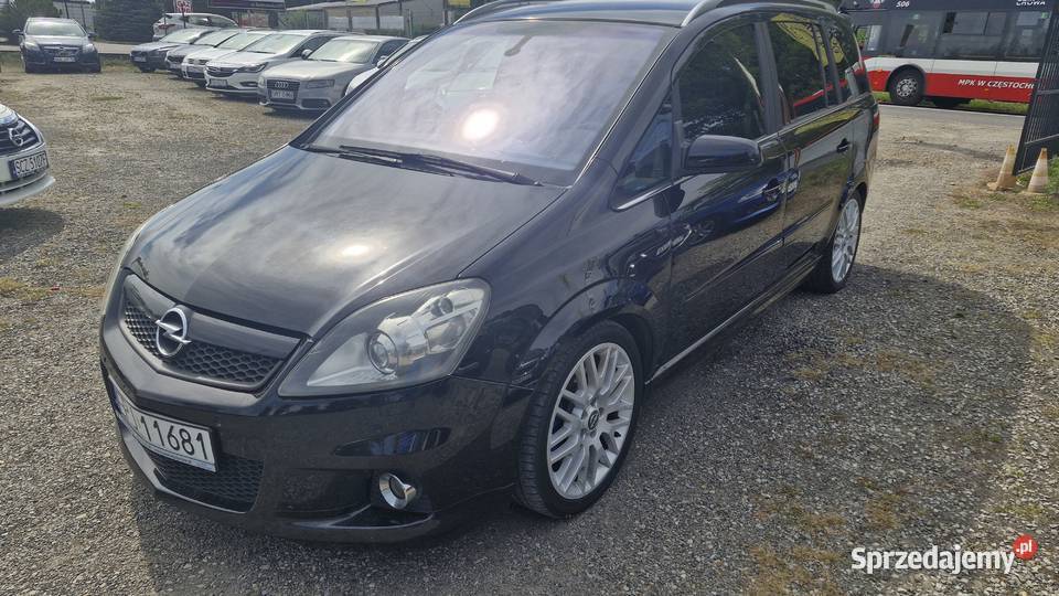 Opel Zafira B 20 LPG 240 wersja OPC lakier metallic Częstochowa