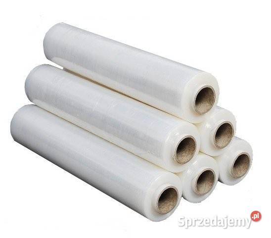 Folia stretch BEZBARWNA 3 cienka tuleja śląskie Częstochowa sprzedam