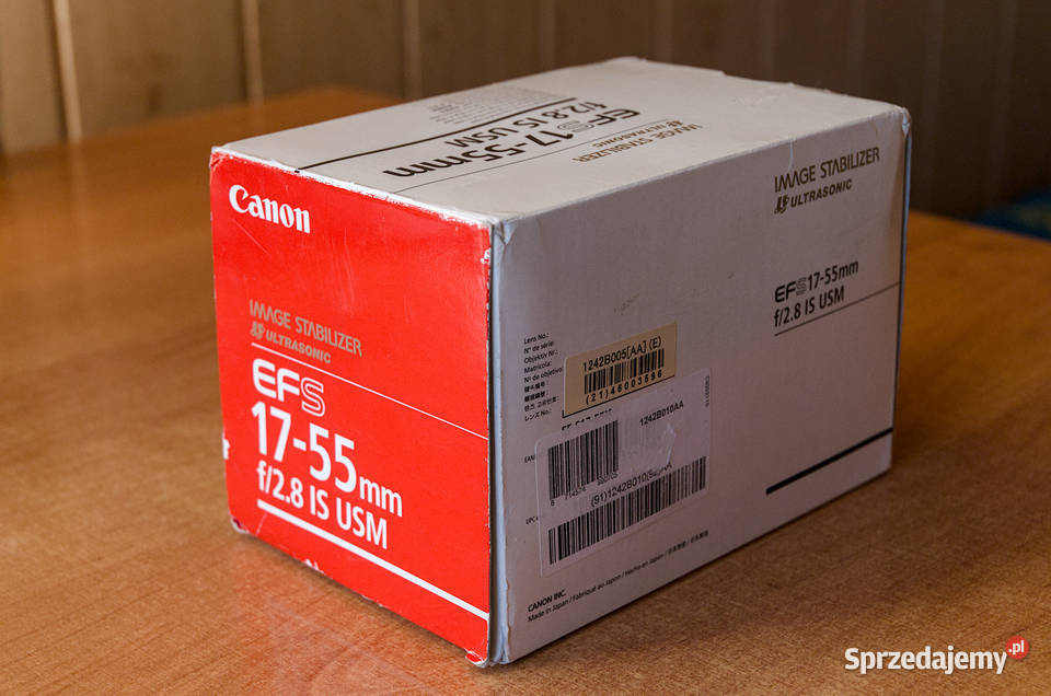 PUDEŁKO na obiektyw Canon EFS 1755mm F28 IS USM Fotografia i Optyka Stara Wieś