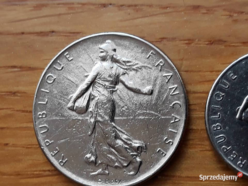 Moneta Franc 12 Frank 1977 Bukownica