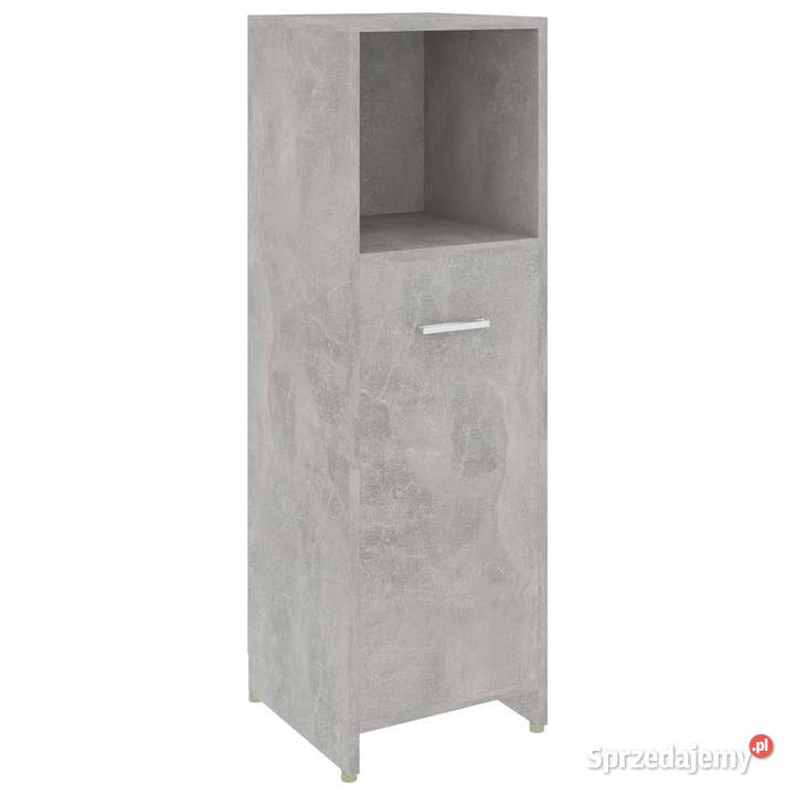 Szafka łazienkowa szarość betonu 30x30x95