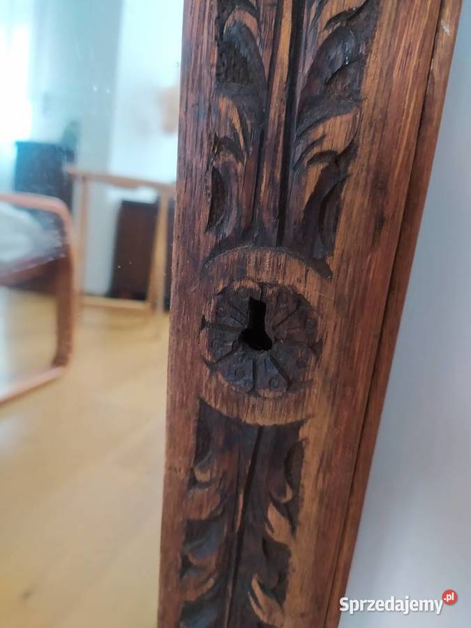 stare lustro dębowe w ramie szafie mazowieckie Warszawa