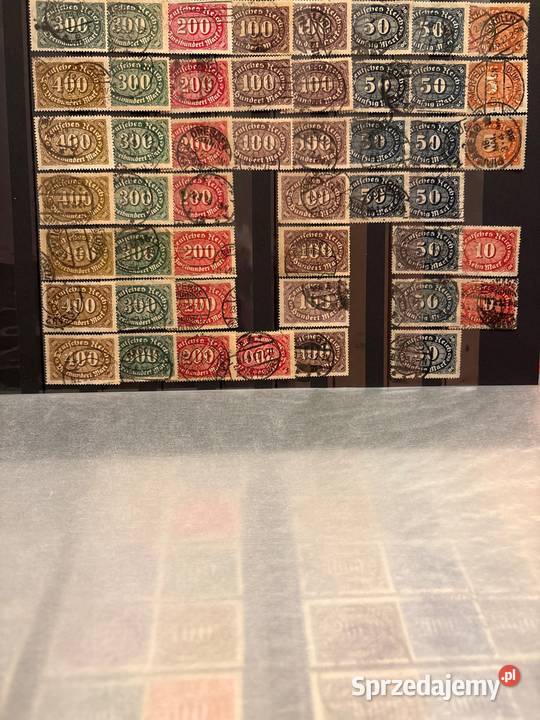 Znaczki niemieckie 1923 Filatelistyka Bielsko-Biała sprzedam