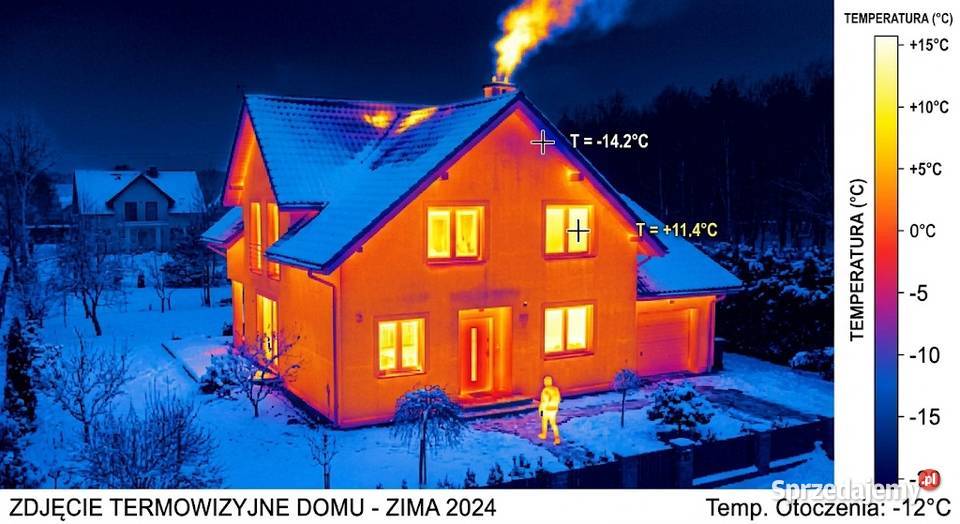 Diagnostyka cieplna termowizyjna mieszkania domu Wrocław