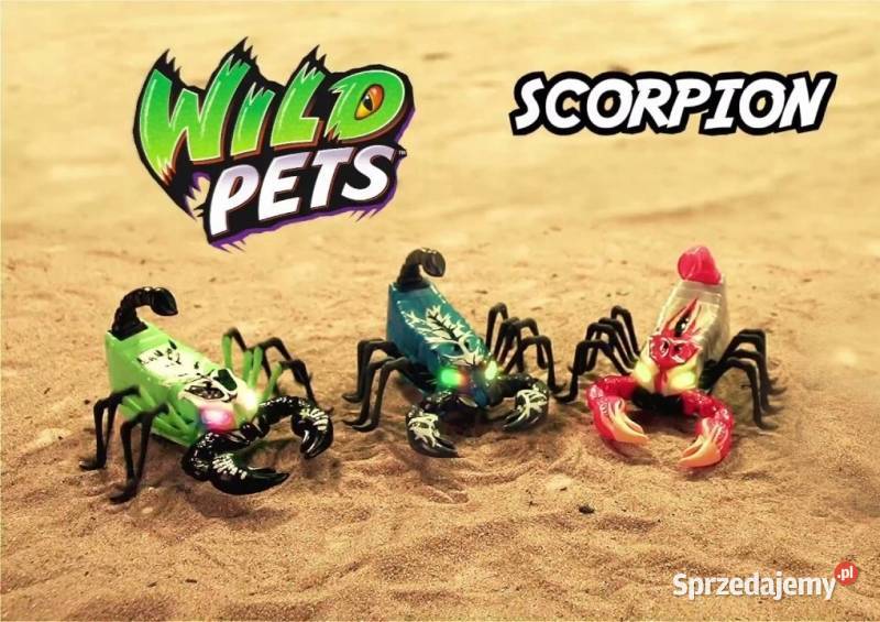 WILD PETS ELEKTRONICZNY SKORPION NIEBIESKI Bielsk Podlaski
