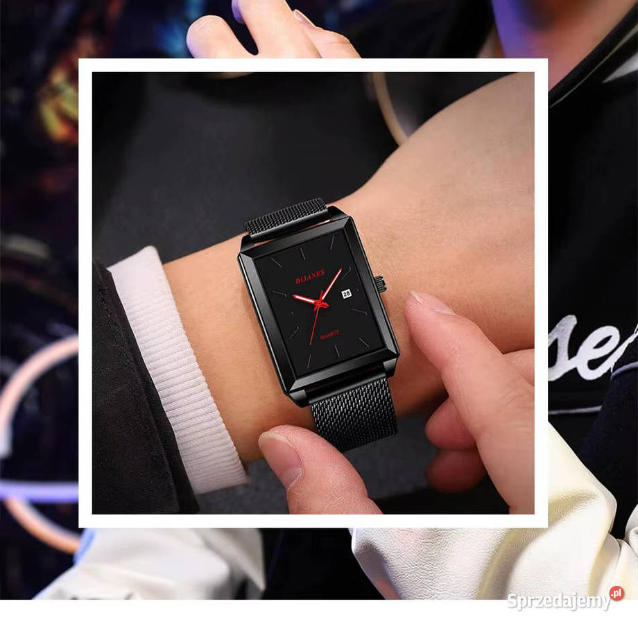 Zegarek męski DIJANES płaski i lekki Nowy ładny