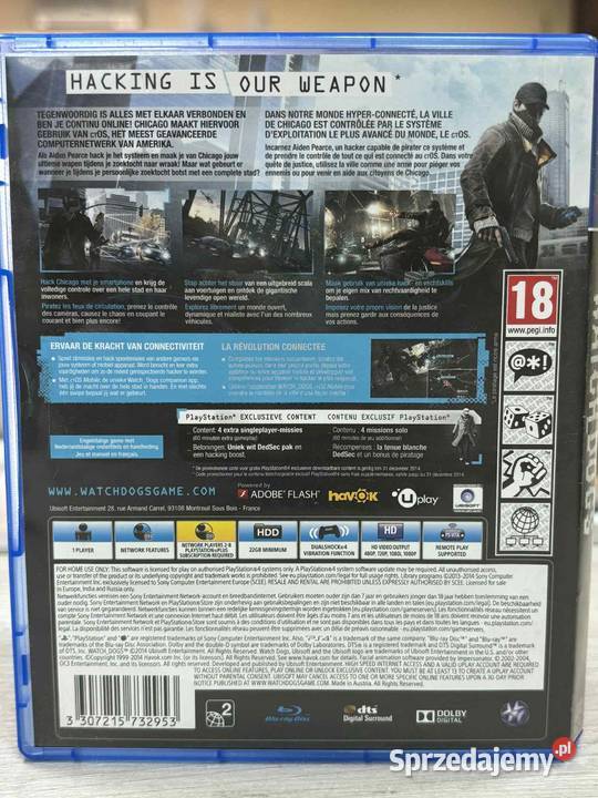 4 WatchDogs Exclusive Edition Gry na konsole