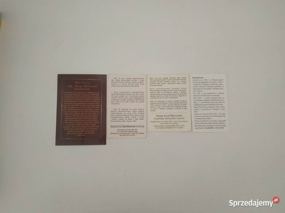 Kartki duszpasterskie Józef Bilczewski