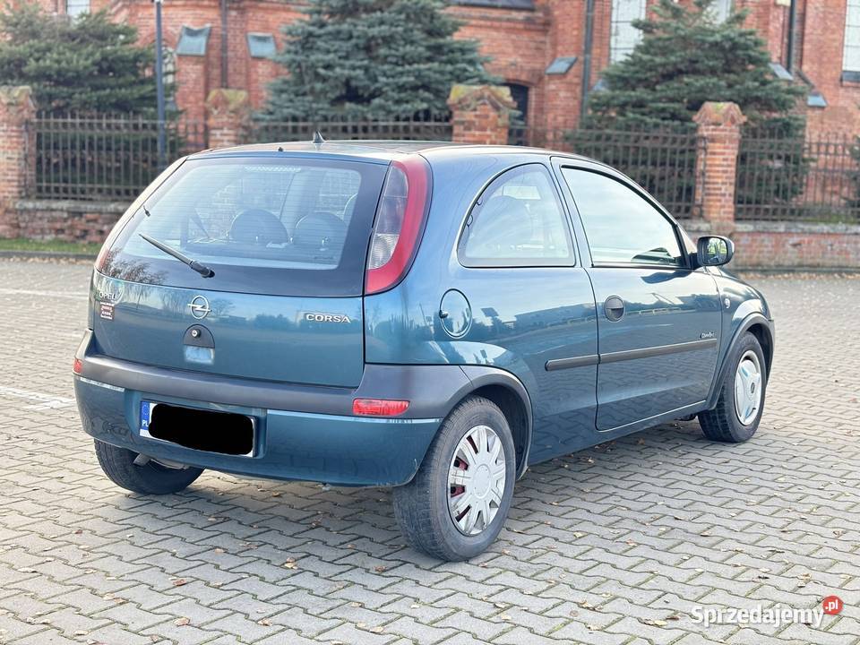 OPEL CORSA C 10 Benzyna Bogate Wyposarzenie Stan Corsa kujawsko-pomorskie Witowo