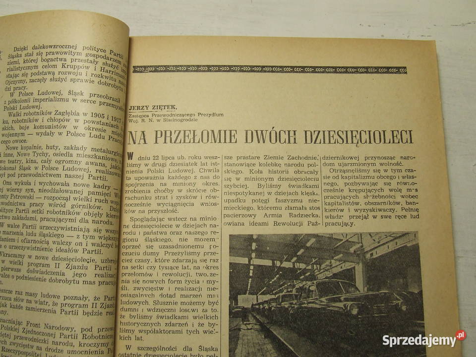 Kalendarz zagłebia dąbrowskiego 1955 Czeladź
