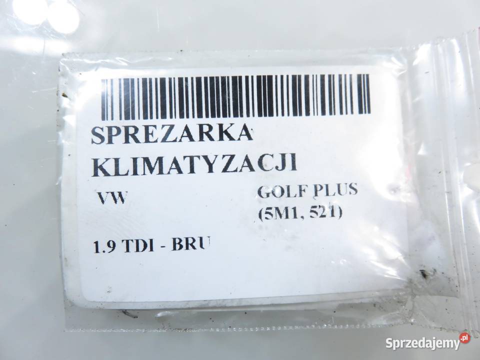 KOMPRESOR KLIMATYZACJI VW GOLF PLUS 5M1 521 19 małopolskie sprzedam