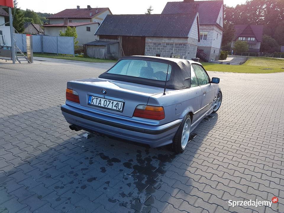 Bmw E36 Seria 3 Cabrio Kabriolet 1994r Dach manualna Gromnik