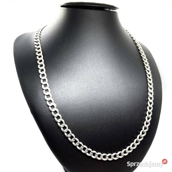 Srebrny Łańcuch Próby 925 3437g Długość 55 srebro Elbląg