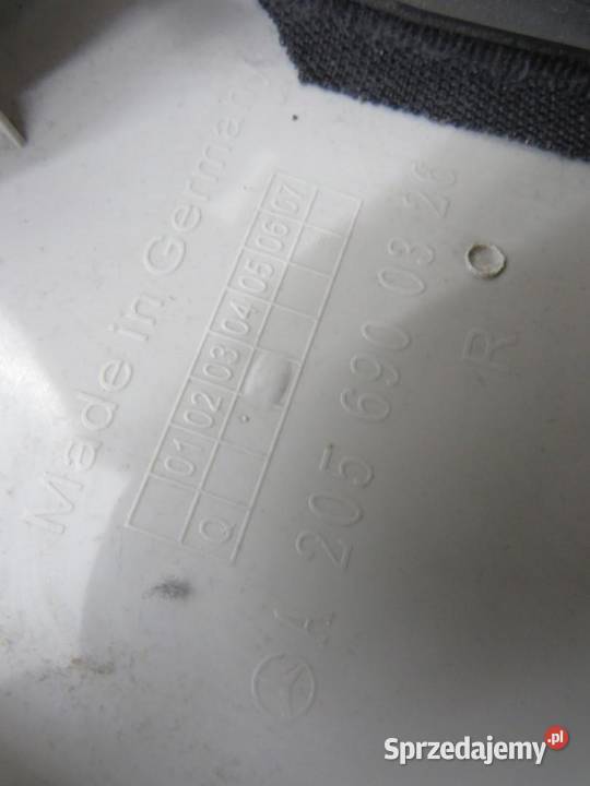 OSŁONA SŁUPKA PRAWA MERCEDES W205 A2056900326